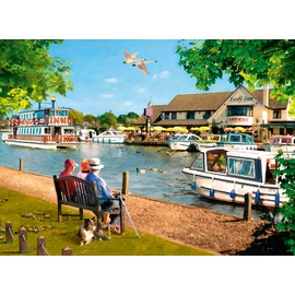 Ravensburger Picturesque Landscapes No.2 Norfolk Cromer & Horning 2x 500 Piece Jigsaw Puzzle for Adults and Kids Age 10 Years Up