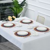 Kigai Mandala Round Placemats Set of 4, Non-Slip Table Mats