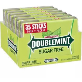 Wrigleys Mega Pack Gum Double Mint 6 Count - 35 Sticks