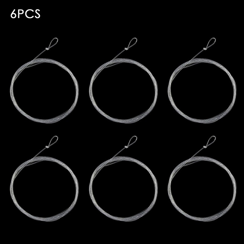 SF 6 Packs Pre-tied Loop Fly Fishing Tapered Leader Nylon