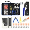 VCELINK Network Tool Set, RJ45 Crimping Tool with 20 x