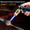 DOUBFIVSY Butane Torch Lighter, 60° Rotatable Refillable Kitchen Cooking Torch