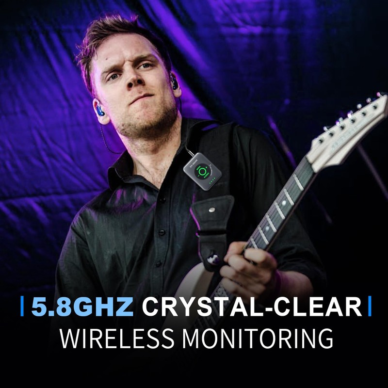 EX GEAR 5.8GHz Wireless in Ear Monitor System, Stereo IEM
