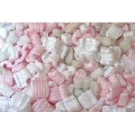 Packing Peanuts Shipping Anti Static Loose Fill 30 Gallons 4 Cubic Feet Mixed Pink