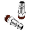 YOTOO 8pcs 1/4" BSP Air Line Connectors Euro Hose Compressor