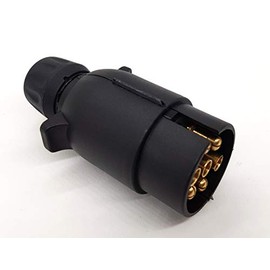 leisure MART 12v N type 7 Pin Plastic Plug for Trailers and Caravan Road Lights Pt No. LMX443