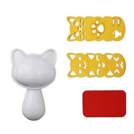 SEIWEI DIY Rice Ball Mold Sushi Roller Making Kit Bento Nori Kitchen Rice Mold for Kitchen Cooking