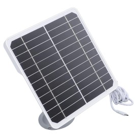20W Solar Panels for Security Camera, 5V IP65 Fast Charging Monocrystalline Solar Panel Charger with Adjustable Bracket for Home Outdoor Use