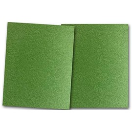 Premium Canvas Textured Scottish Highland Green Card Stock 20 Sheets - Matches Martha Stewart Scottish Highlands - Great for Scrapbooking, Crafts, Flat Cards, DIY Projects, Etc. (8.5 x 11)