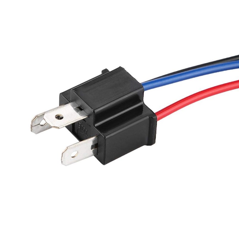 Male Socket H4 Male Head Extension Socket with Wiring Harness