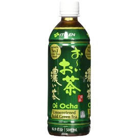 Ito En Oi Ocha unsweetened bold Green Tea, 16.9 Ounce 12 Count