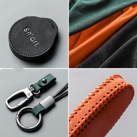 liuduo Key Case for Smart #1 Car Key Fob Portable Car Key Bag with for Men and Women Gift E