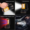 GEPROSMA Multi Functions Rechargeable Flashlight High Lumens,Handheld Spotlight LED 6000