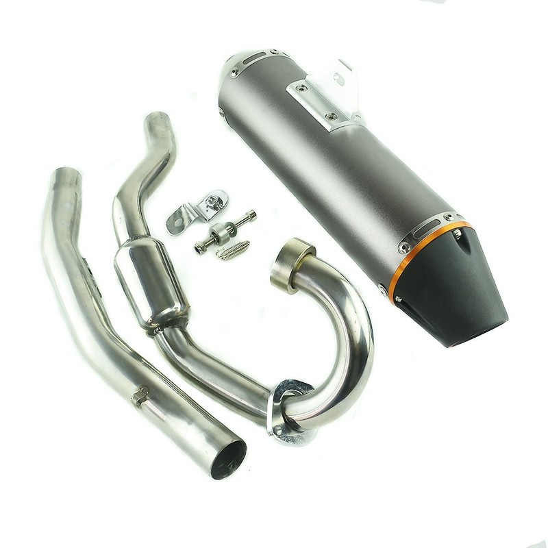 Motorcycle Full Exhaust Muffler System Pipe Slip On For TTR230