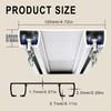 Silent Double Row Ceiling Curtain Track, Heavy-Duty Curtain Double Track