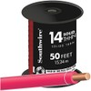 Southwire 11581641 50' 14 Gauge Solid Red Thhn Wire