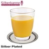 SILBERKANNE Glass Plate Glass Coaster Classic D 11 cm Premium