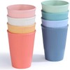 8 Pcs Unbreakable Drinking Cups, 350 ML Reusable Cup for