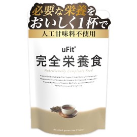 (Made in Japan) uFit Complete Nutritional Food, Bango Tea, Powder, Drink, Protein, Soy, Whey, Dietary Fiber, Abdomenic, Vegetable Sweetener, Stevia Lactobacillus MCT Oil, 17.6 oz (500 g), 10 Servings, Professional Athletes, Love, Complete Food Replacement