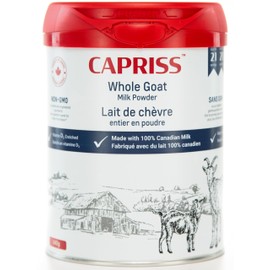 Capriss Whole Goat Milk Powder, 22.5oz | Canadian Family Farm Sourced, Vitamin D Enriched, High Protein & Calcium, A2 Milk, Easy to Digest, Gluten Free | No Antibiotics, No rBST, No Preservatives