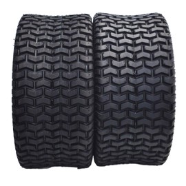Dayrim 2 Pcs 18x8.50-8 Lawn Mower Tires - 4 Ply, Tubeless, Turf Tread for Riding Mowers & Garden Tractors