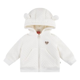 Huggies… Little Hugs Baby Fleece Lined Zip Up Hooded Jacket, Snow White