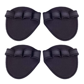Gatuida 3pairs Barbell Palm Protectors Non-Slip Lifting Palm Pads for Weightlifting High Elasticity Design for Comfortable Grip Suitable for Gym Cycling and Sports Activities