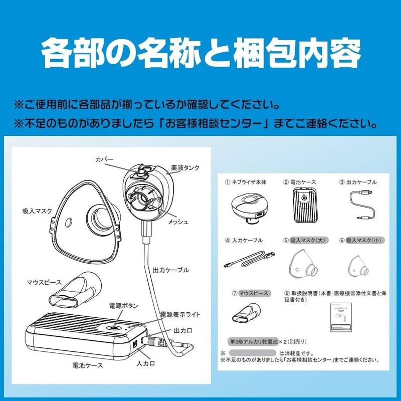 BESTEK ネブライザー 吸入器 メッシュ式 超音波式 携帯型 BT-KS003
