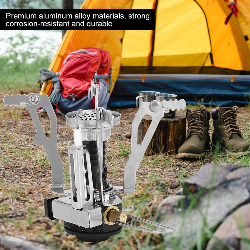 Portable Mini Stove Foldable Outdoor Survival Integrated Furnace Burners for