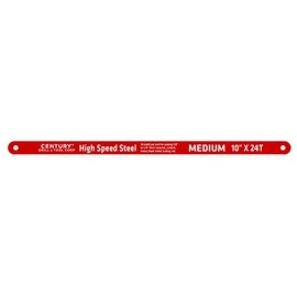 Century Drill & Tool 4326 High Speed Steel Hacksaw Blade, 10" by 24T