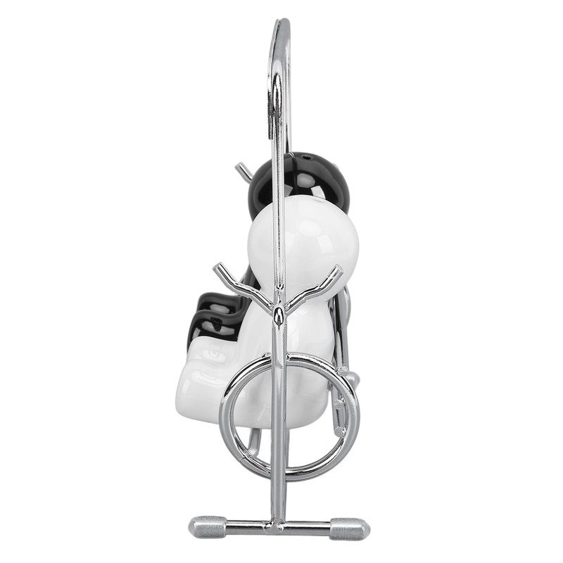 Ceramic Cute Swing Figure Shaker Set Salt and Pepper Dispensers