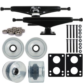 Core Longboard Package 7 in Black Trucks 76mm Clr Wheels