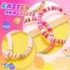 Latious Heishi Bracelets Clay Bead Bracelets Stretch Bracelets for Women