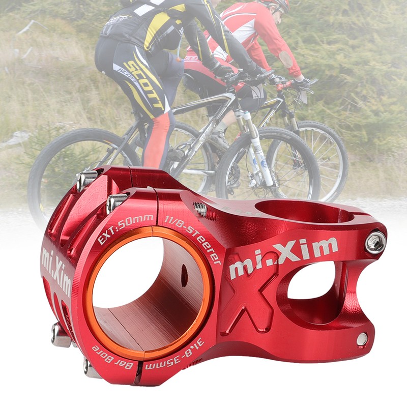 31.8*50mm Aluminium Alloy Short Bike Bar Handlebar Stem Riser Bicycle