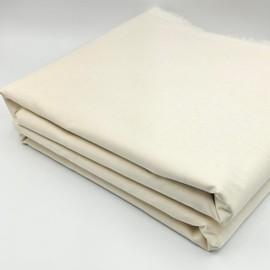 Muslin Fabric Unbleached, 100% Cotton, 5 Yards x 62" Wide – Natural Color, Lightweight for Draping, Pattern Making, Sewing, Dress Forms & DIY Crafts (2 Yard pre Cut)