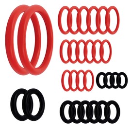 30 Stück Dichtungsringe Set, O-Ringe für und kompatible Kaffeevollautomaten, Ersatz-Dichtungen für Brühgruppe, Dampfventil, Auslaufventil und Supportventil, Hochwertige Dichtungsringe