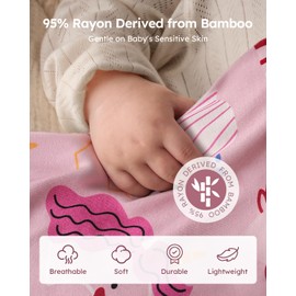 Yoofoss Rayon Made from Bamboo Baby Sleep Sack 18-24 Months 1.0 Tog Baby Wearable Blanket, Super Soft Infant Toddler Sleeping Sack 2-Way Zipper