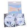 CordonShoe elastic no-tie shoelaces (White)