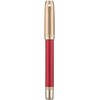 Jinhao 92 Pluma estilográfica roja punta media, metal sólido con