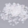 1000Pcs Snowflake Confetti 0.9in Vibrant Color Reusable Plastic Multi Purpose