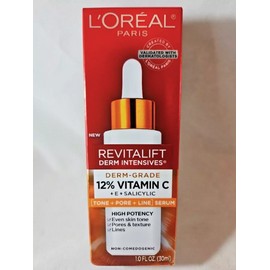 L'Oreal Revitalift Derm Intensives 12% Vitamin C +E Salicylic Serum (1.0 FL OZ)