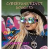 RuiJinGen Kaleidoscope Steampunk Goggles Rave Glasses Rainbow Prism Diffraction EDM