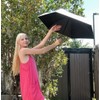 Impervius Patronum Mini Travel Umbrella, Lightweight Compact, Foldable, with Ring