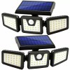 Ameritop 2 Pack Solar Lights Motion Sensor, Security LED Waterproof