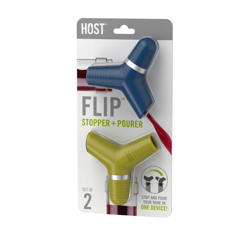 HOST Pourer & Stopper Set of 1, Multicolor