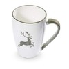 GMUNDNER KERAMIK Breakfast Cup Supermax Capacity 0.5 Litres Grey Deer