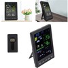 Weather Stations Wireless Indoor Outdoor Color Display Black 3 Channels