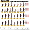 weideer 3670pcs M2 M3 M4 M5 Metric Screw Assortment Kit,Metric