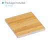 CoCud Dollhouse Flooring, 1.18" Square, Wood Miniature Floorboard - (Applications: