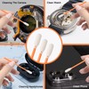 Wellgler's 3.65'' Lint Free Foam Cleaning Swabs,Multi-Purpose Detailing Foam Tip